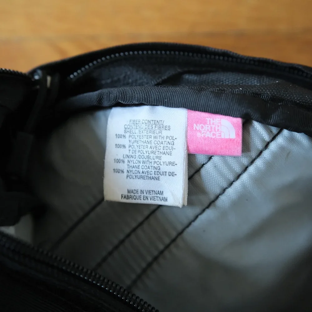 The North Face Fanny Pack Unisex Black Logo Gorpcore OS Waist Bag - Picture 4 of 6